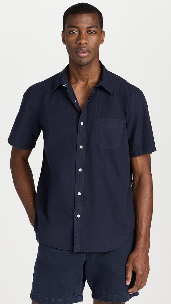 Alex Mill Short Sleeve Mill Shirt in Paper Poplin | Shopbop Product Image