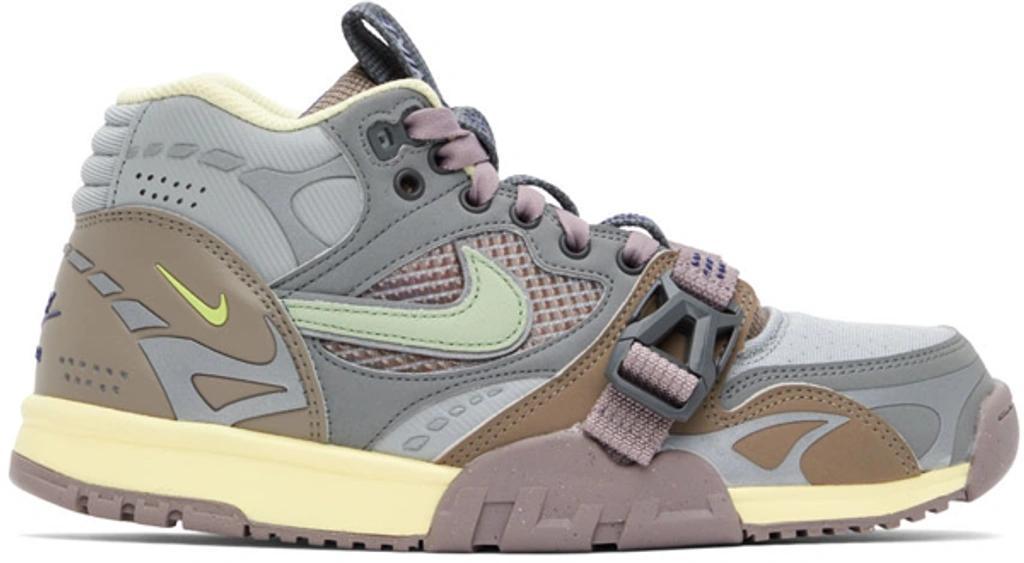 Air Trainer 1 Sp High-top Sneakers In Grey Product Image