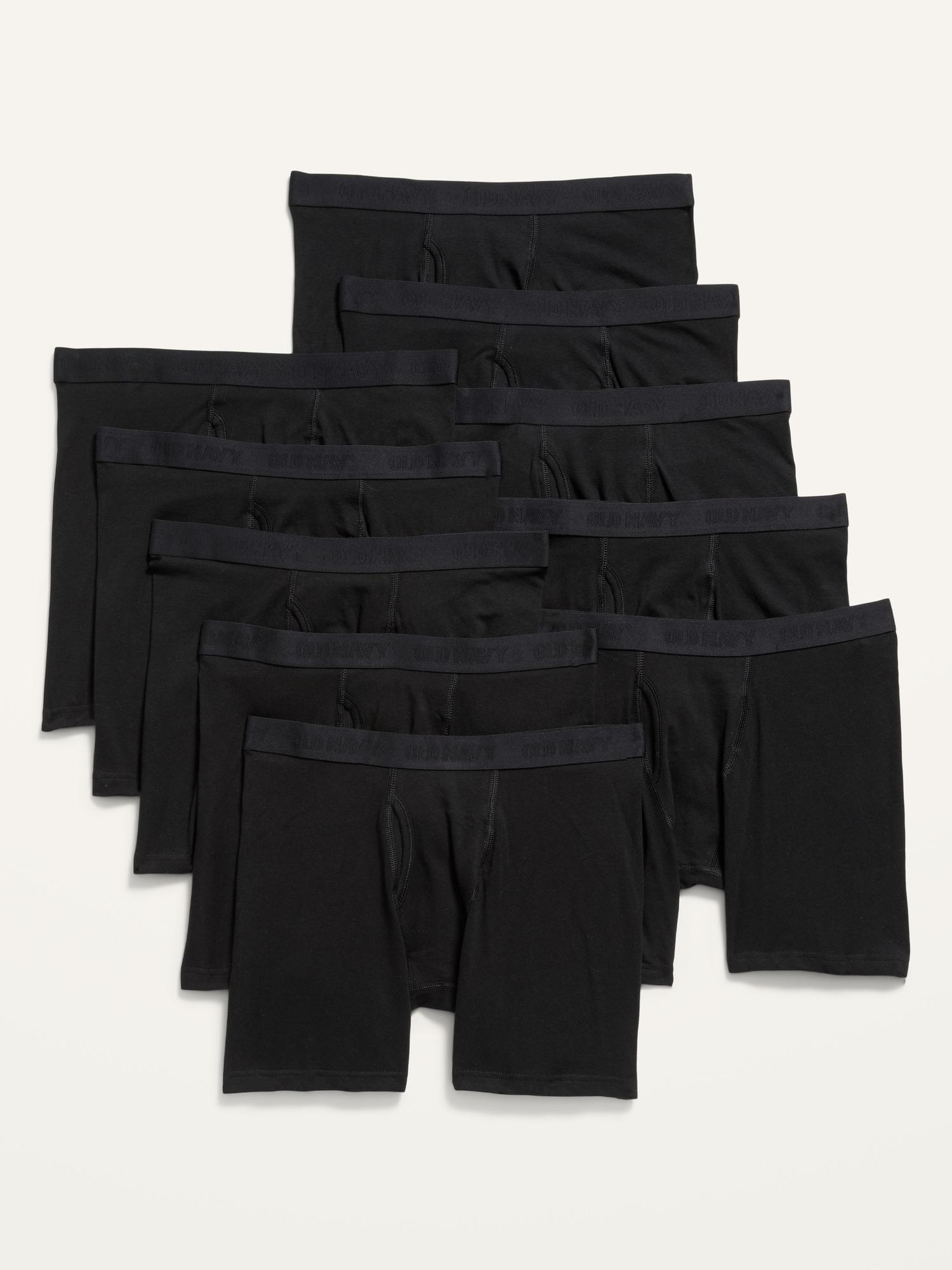 Soft-Washed Built-In Flex Boxer-Brief Underwear 10-Pack --6.25-inch inseam Product Image