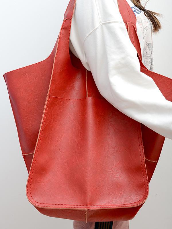 Split-Joint Tote Bags Handbags Product Image