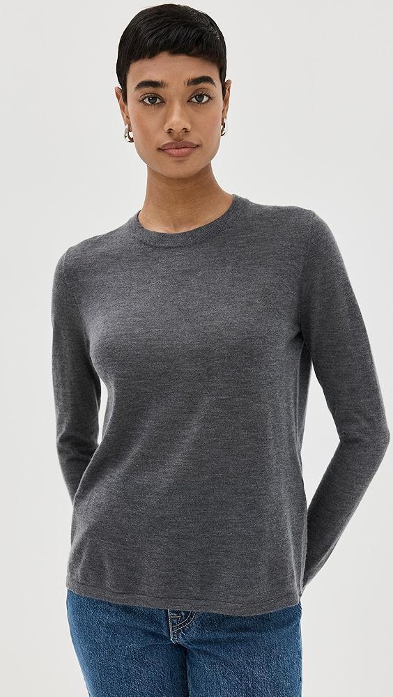 CO Crew Neck Long Sleeve Cashmere Top | Shopbop Product Image