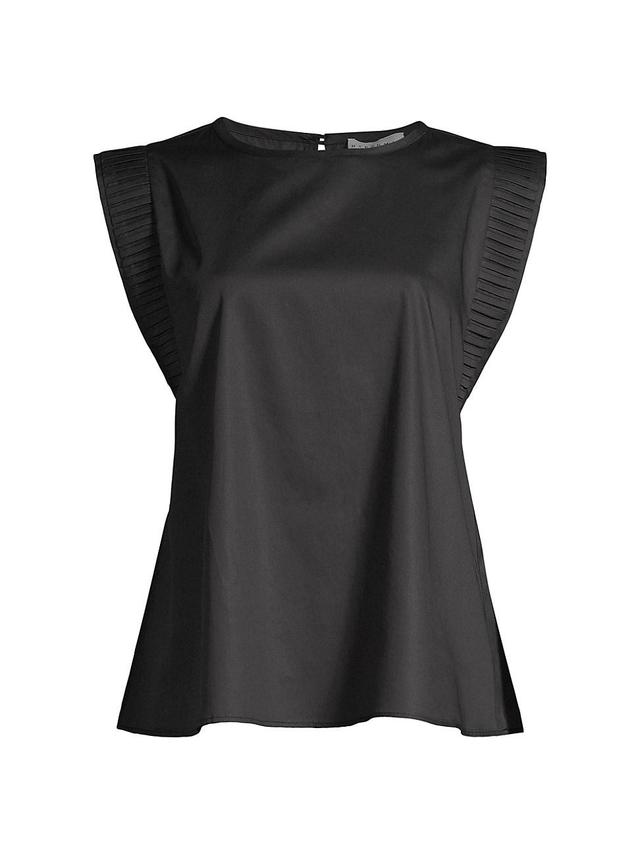 Womens Duras Cotton Sateen Blouse Product Image