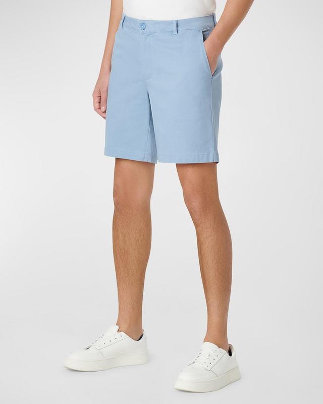 Bugatchi Theo Flat Front Stretch Chino Shorts Product Image