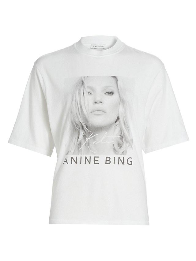 Womens Avi Kate Moss Crewneck T-Shirt Product Image