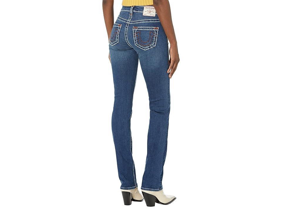 True Religion Billie Mid-Rise Straight Super T in Sleep Walking (Sleep Walking) Women's Jeans Product Image