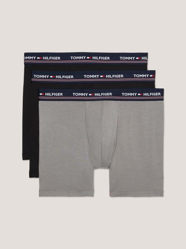 Tommy Hilfiger Men's Stretch Modal Boxer Briefs 3-Pack Product Image