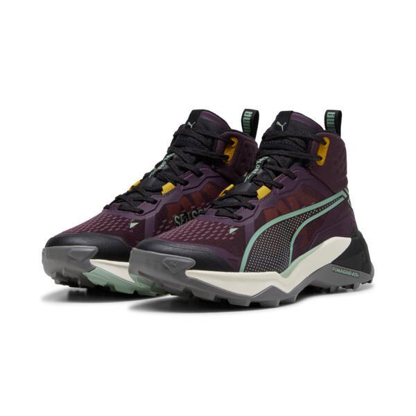 PUMA SEASONS Explore NITROâ¢ 2 Women's Mid Hiking Shoes in Midnight Plum/Green Fog/Black Product Image