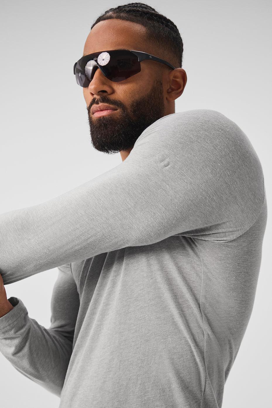 Triumph Long Sleeve Tee - Athletic Heather Grey Product Image