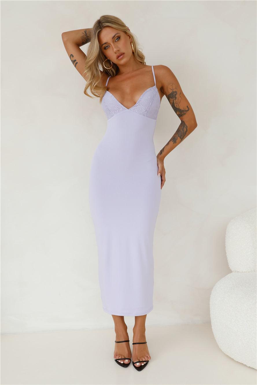 Silhouette Of Mine Maxi Dress Lilac Product Image