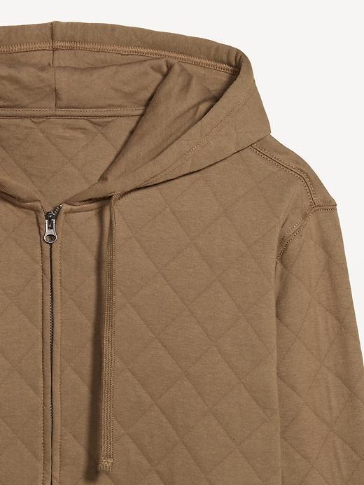 Quilted Full-Zip Sweatshirt Product Image