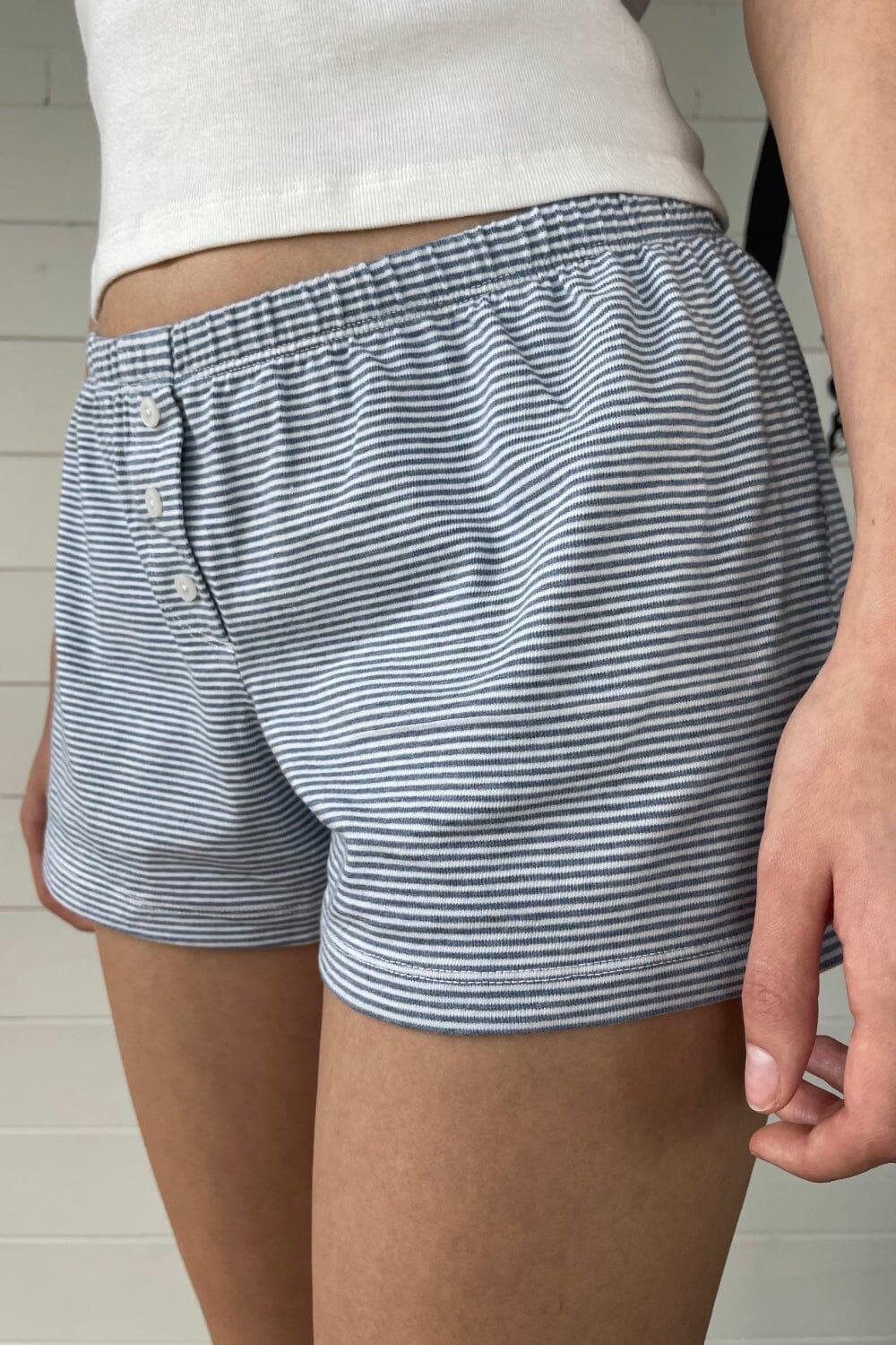 Keira Striped Sweatshorts Product Image