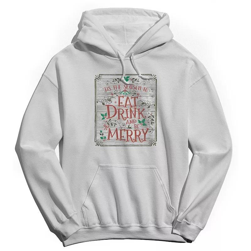 Mens Eat Drink Be Merry Hoodie, Womens Product Image