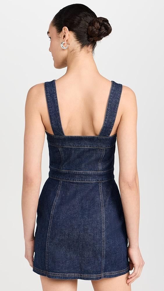 Amanda Uprichard Gage Dress In Denim | Shopbop Product Image