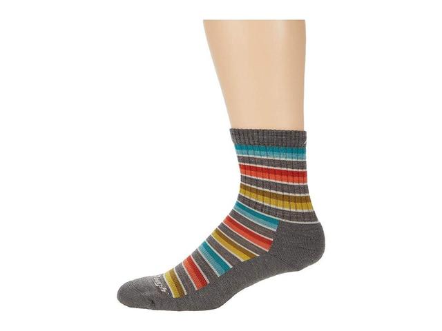 Darn Tough Vermont Decade Stripe Micro Crew Midweight with Cushion Women's Crew Cut Socks Shoes Product Image