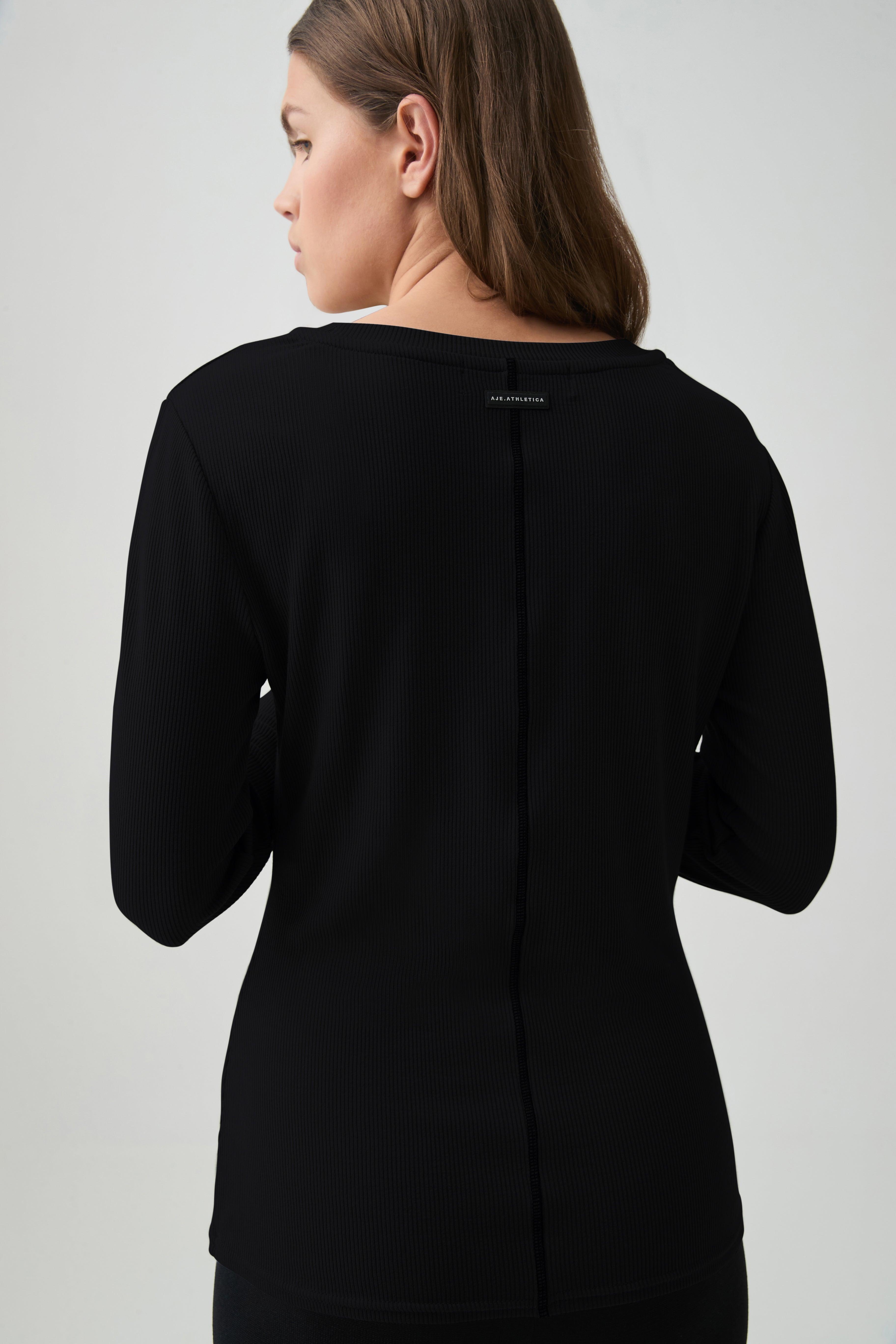 Sheer Rib Long Sleeve Tee 127 Product Image