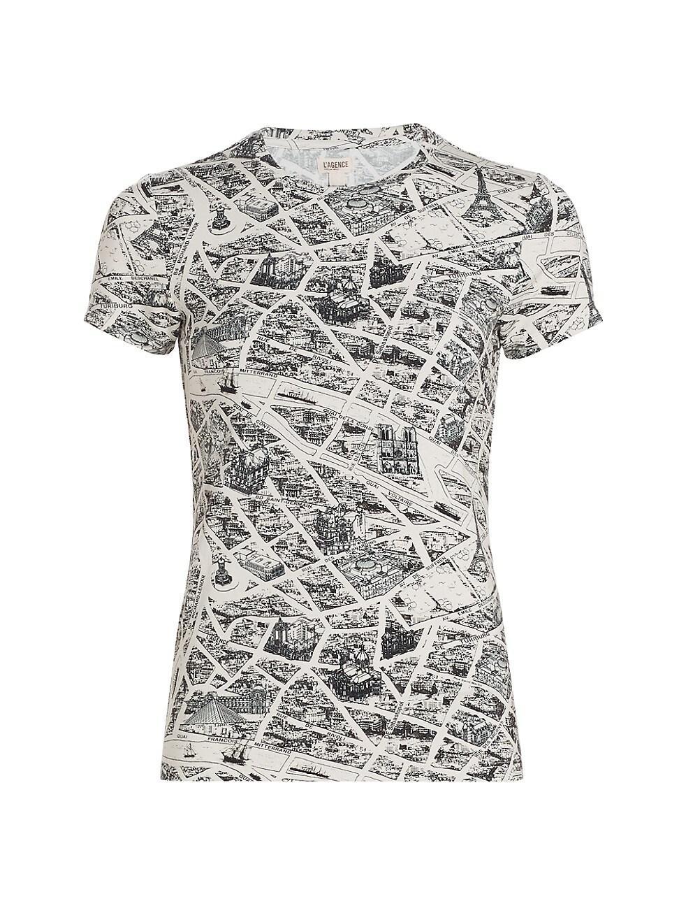 LAGENCE Ressi T-Shirt In Ecru Product Image