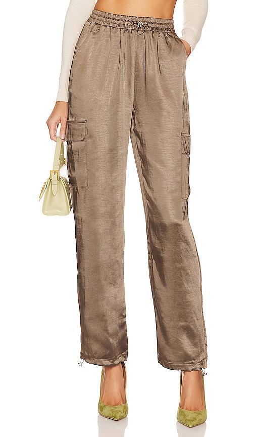 superdown Rita Cargo Pant in Metallic Neutral. Product Image