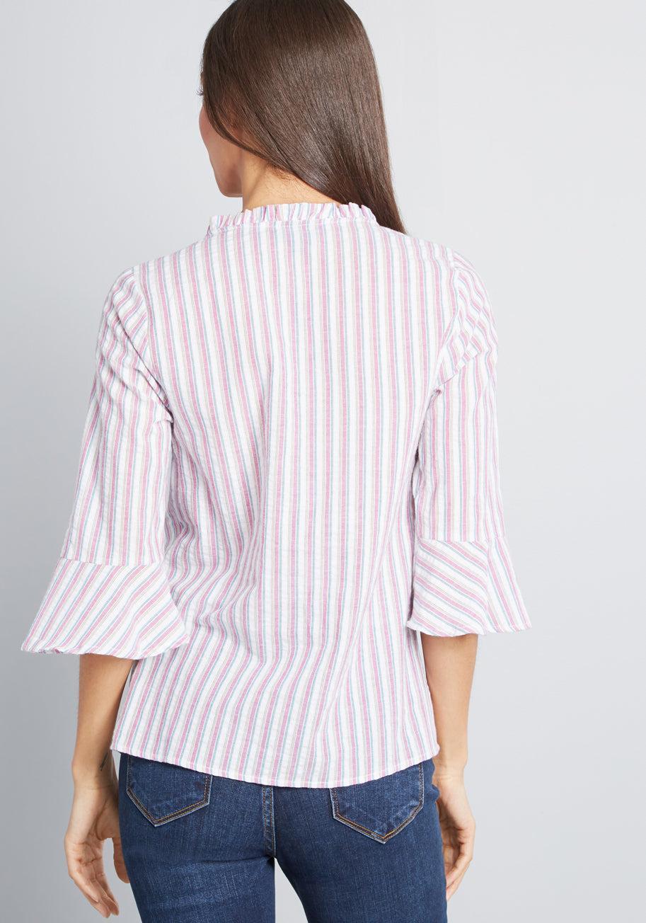 Professional Pizzazz Button-Up Top Product Image