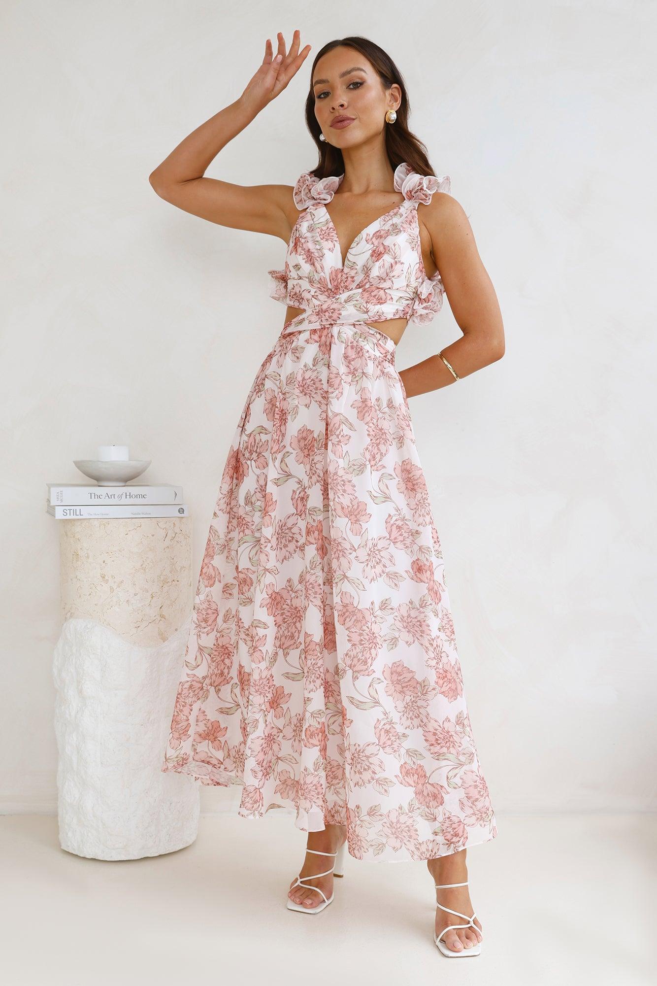 Extra Guest Maxi Dress Pink Product Image