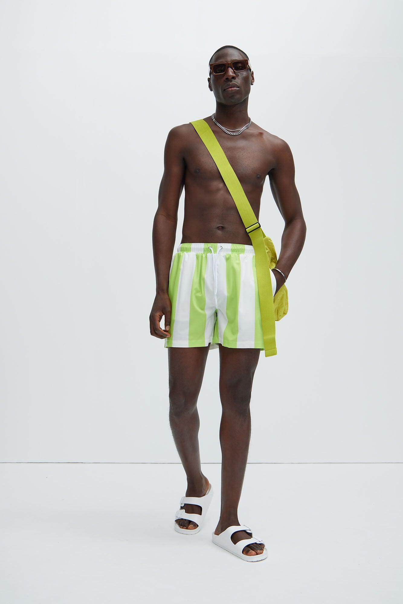 Lime Squeeze Swim Trunks - Lime Product Image