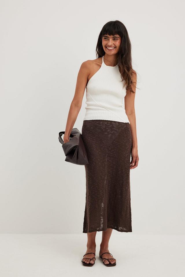 Knitted Midi Skirt Product Image