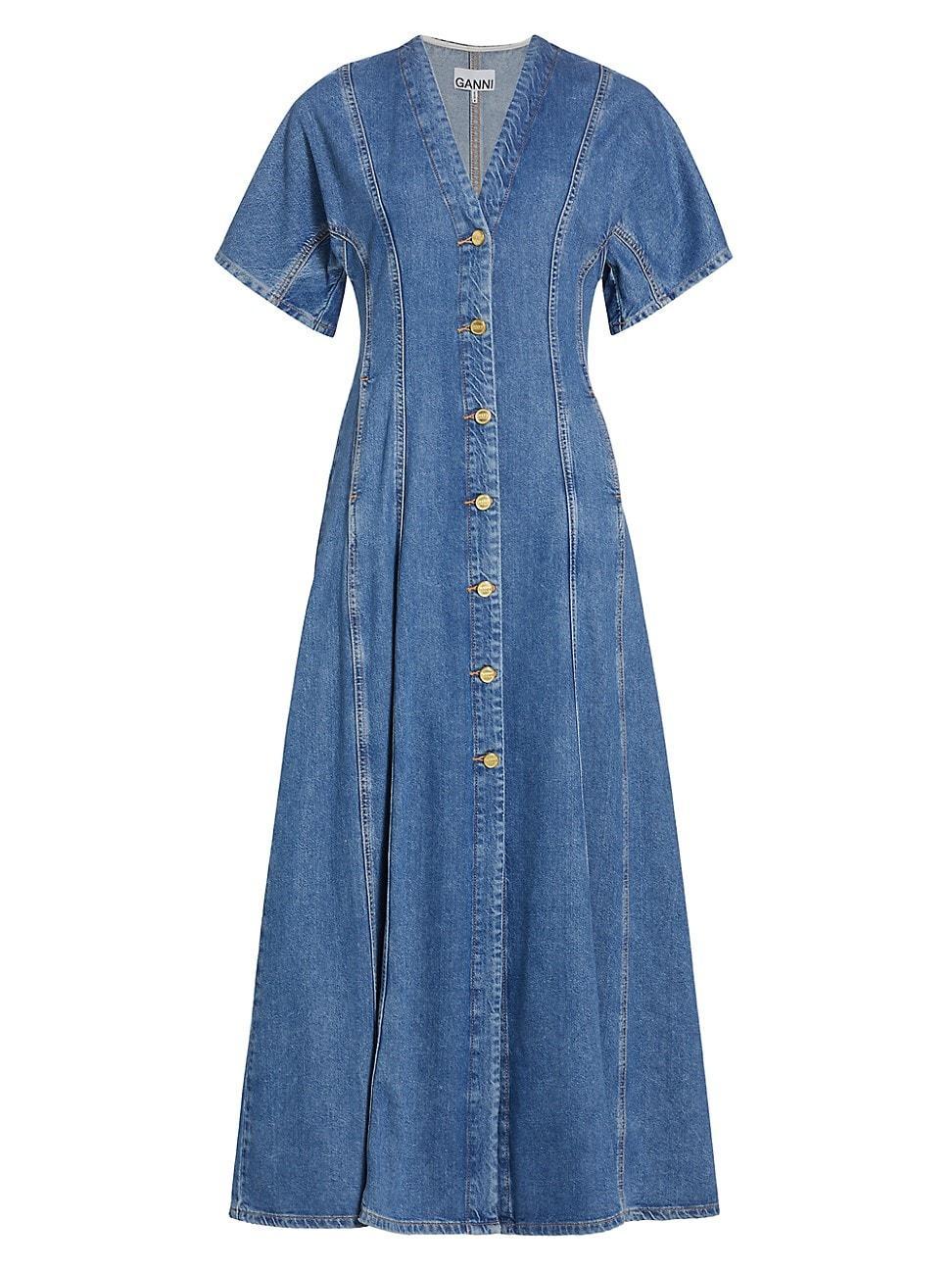 Womens Future Denim Maxi Dress Product Image