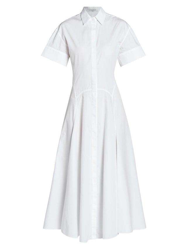 Womens Panelled Cotton Shirtdress Product Image