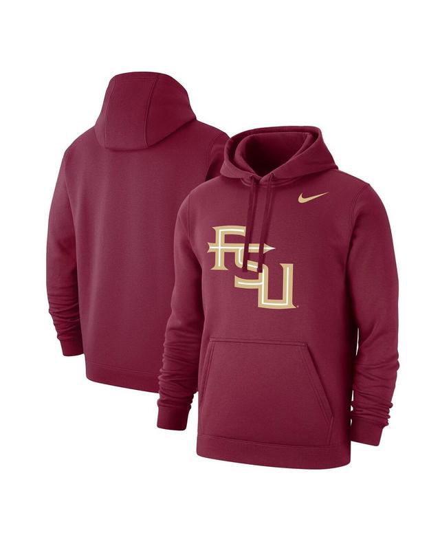 NIKE Men's  Garnet Florida State Seminoles Alternate Logo Club Pullover Hoodie Product Image