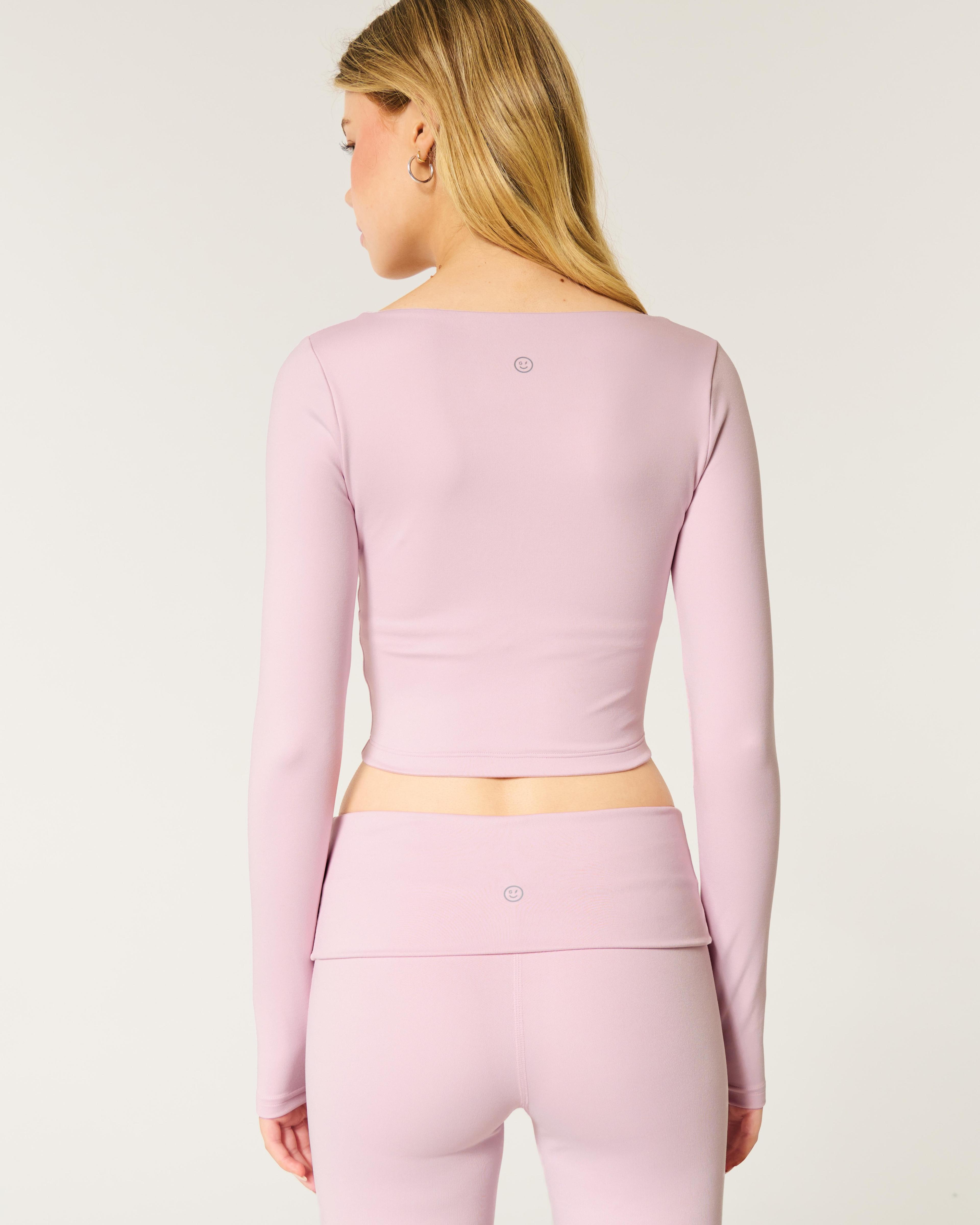 Gilly Hicks Active Recharge Long-Sleeve Plunge Top Product Image