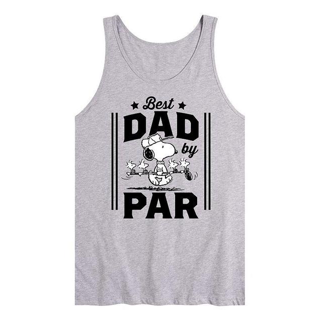 Mens Peanuts Best Dad By Par Tank Top Product Image