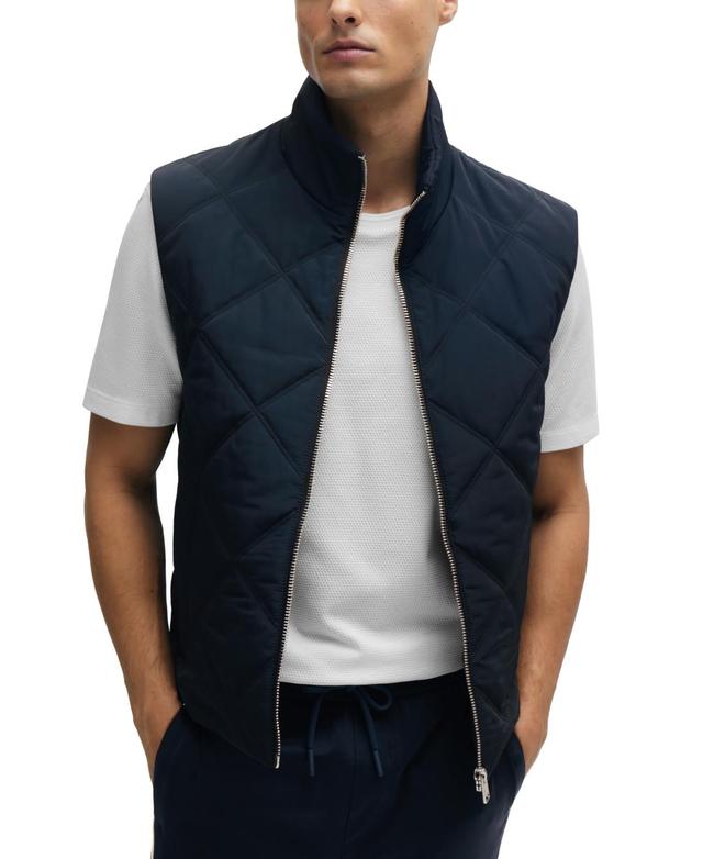 Mens Regular Fit Gilet Vest With Quilting Product Image