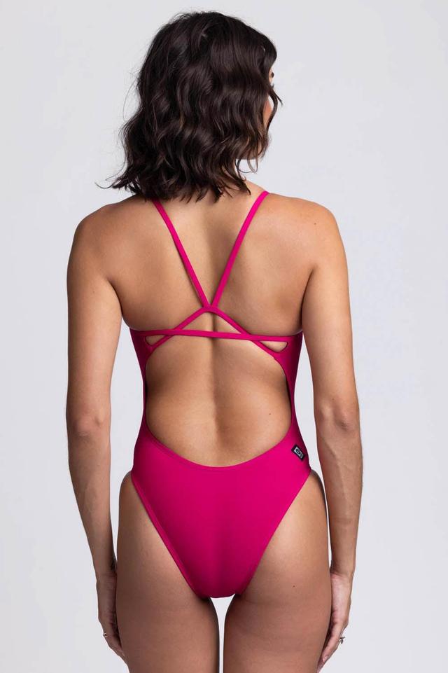 Perry Swim Onesie - Dragon Fruit Female Product Image