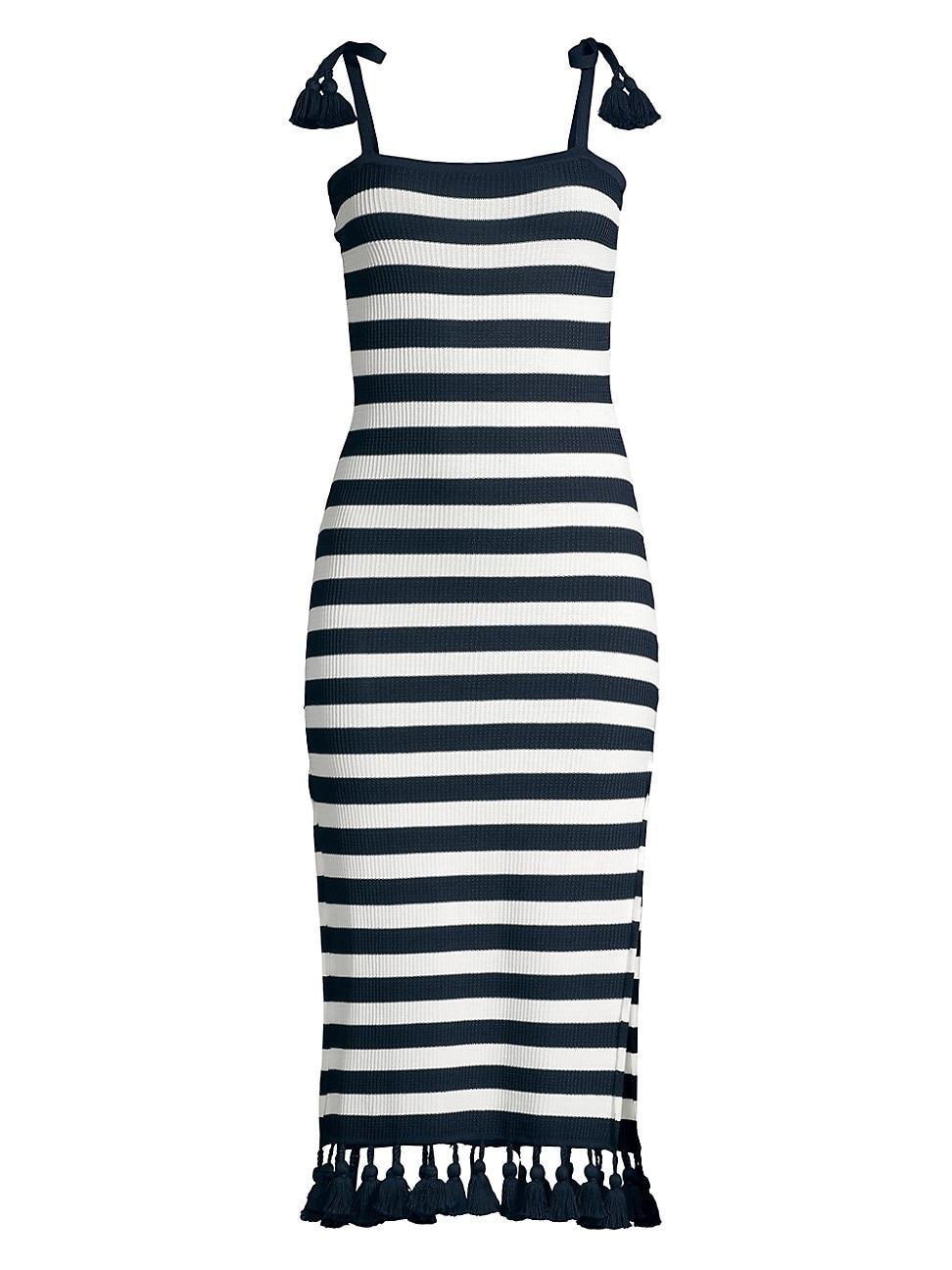 Womens A La Plage Kerry Striped Midi-Dress Product Image