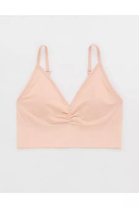 Superchill Seamless Mix Ruched Bralette Women's Product Image