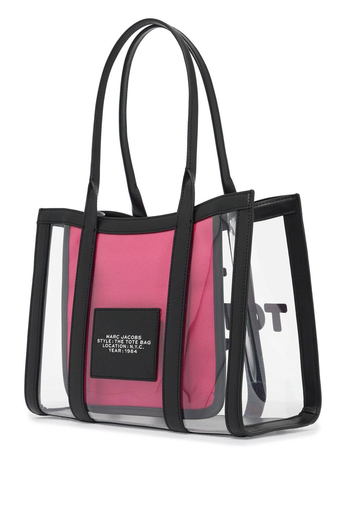 The Clear Medium Tote Bag - B In Black Product Image