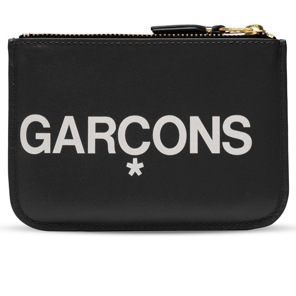 Comme des Garcons Huge Logo Wallet - Black Male Product Image