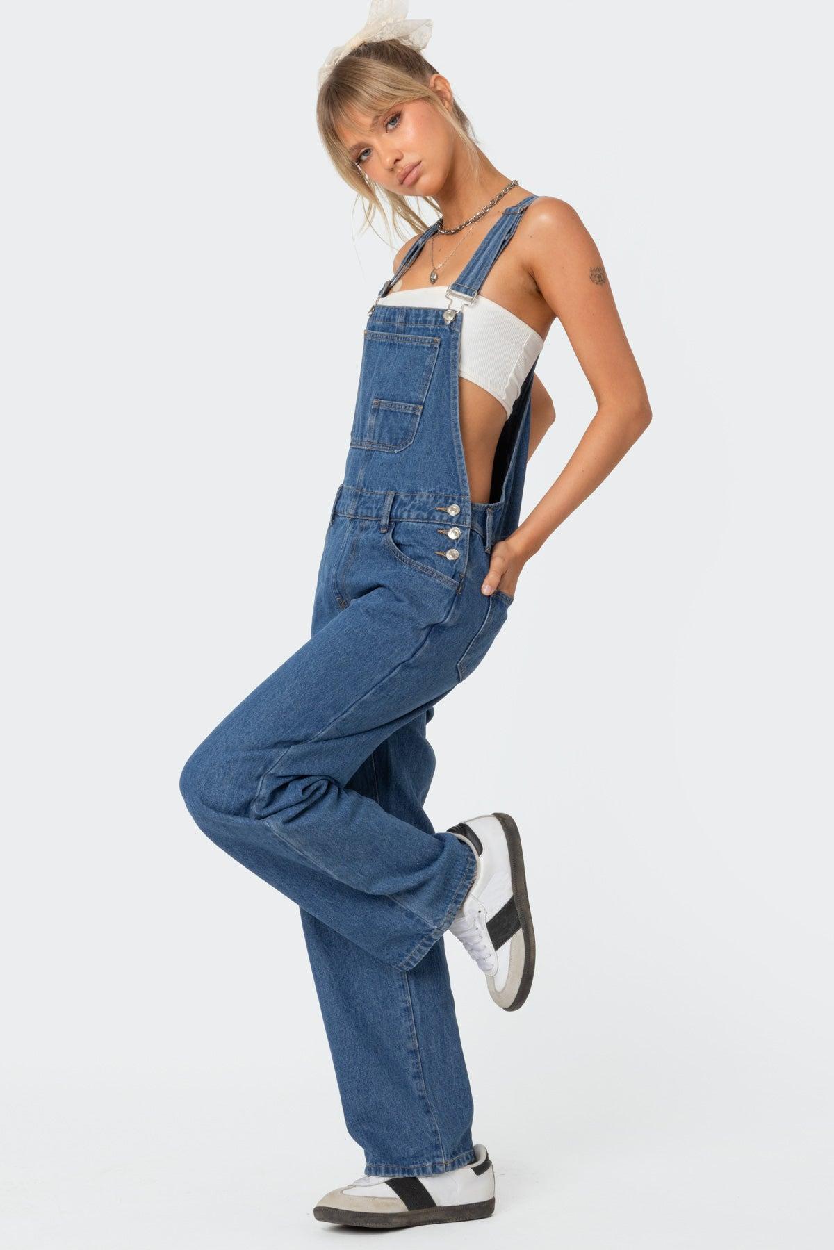 Rosemary Denim Overalls Product Image