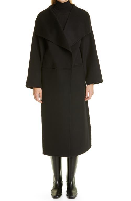 Womens Open-Front Wool Coat Product Image