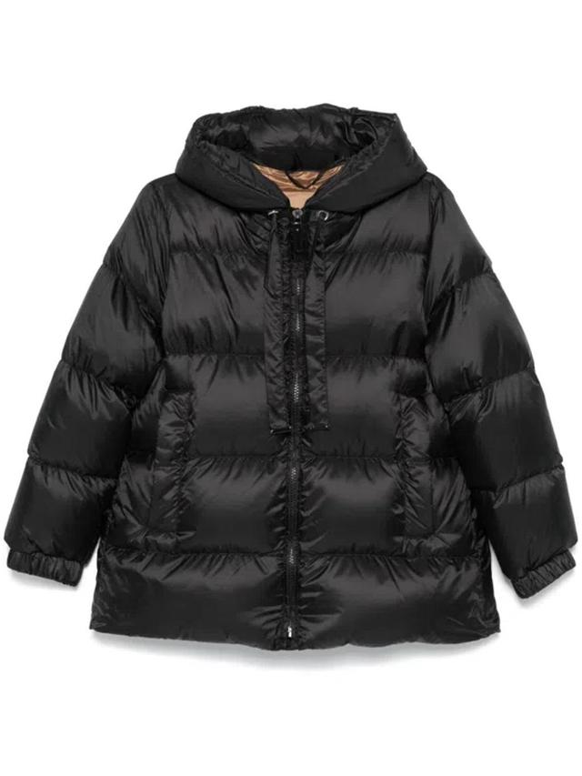 Nylon Short Down Jacket In Black Product Image