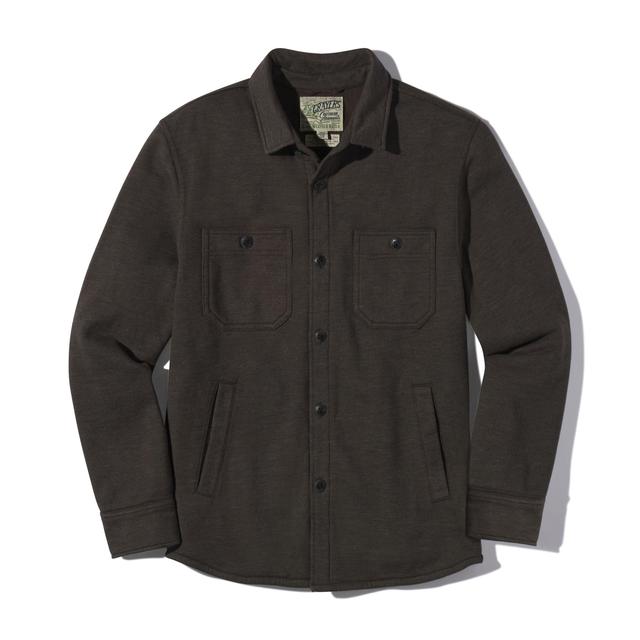 Dunlop Waffle Lined Shirt Jacket - Beluga Product Image