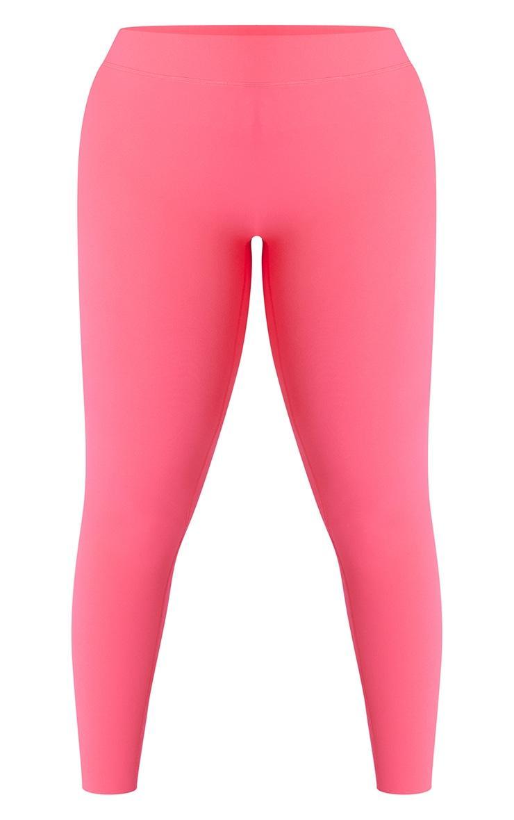 Plus Raspberry Sculpt High Waist Gym Leggings Product Image