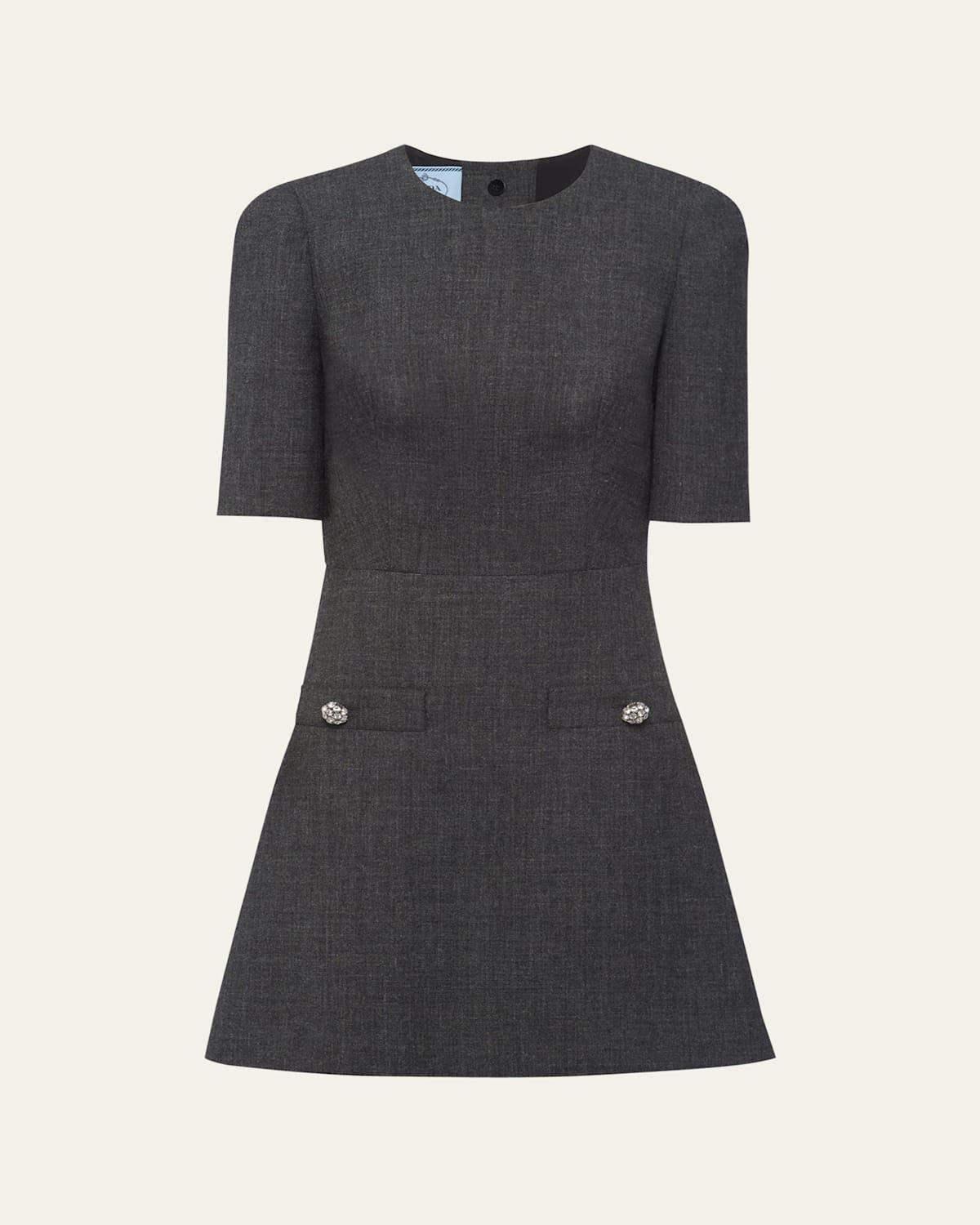 Wool Mini-Dress Product Image