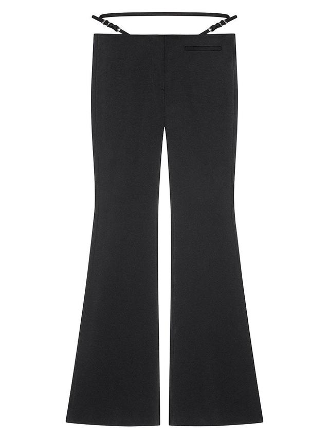 Womens Voyou Flare Tailored Pants in Punto Milano Product Image