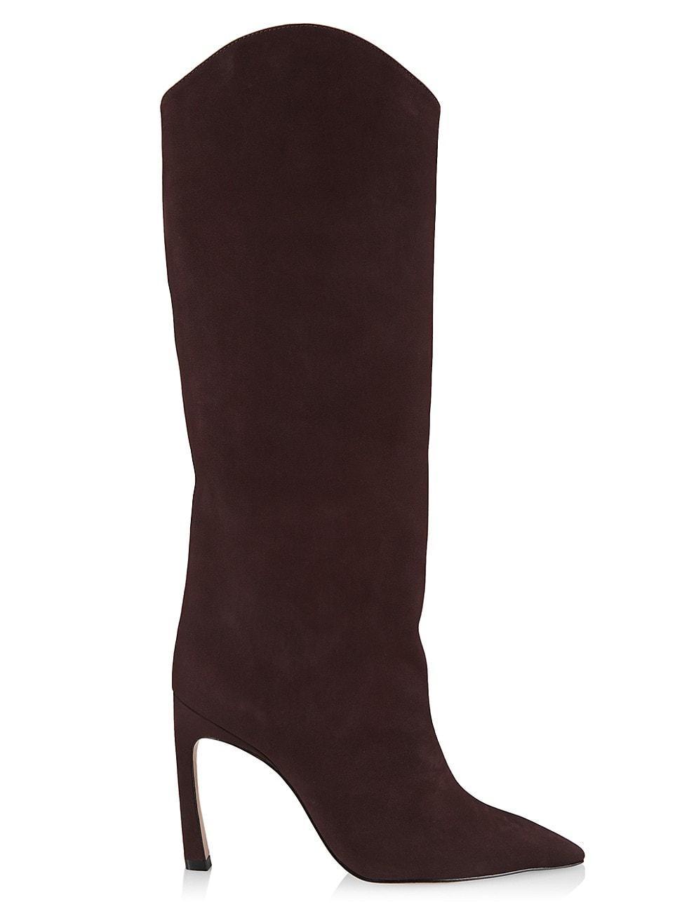 Womens Maryana Sculpt 100MM Nubuck Knee-High Boots Product Image