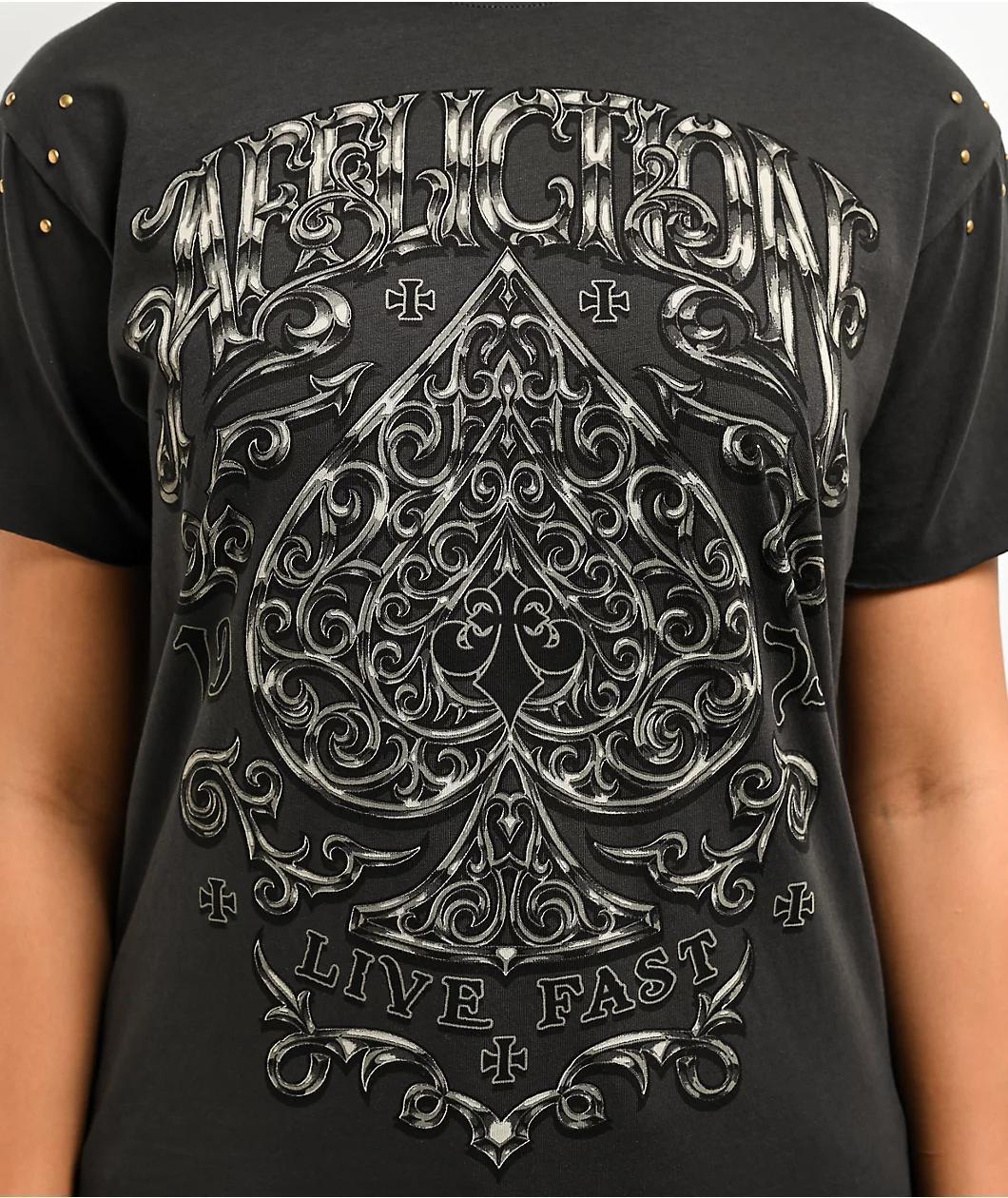 Affliction Polaris Black T-Shirt Product Image