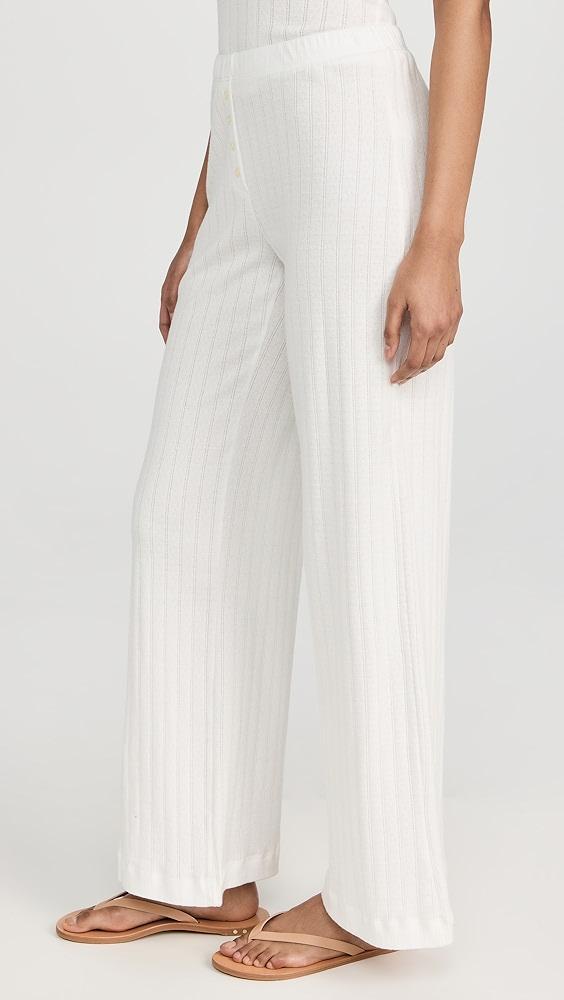 Leset Pointelle Pants | Shopbop Product Image