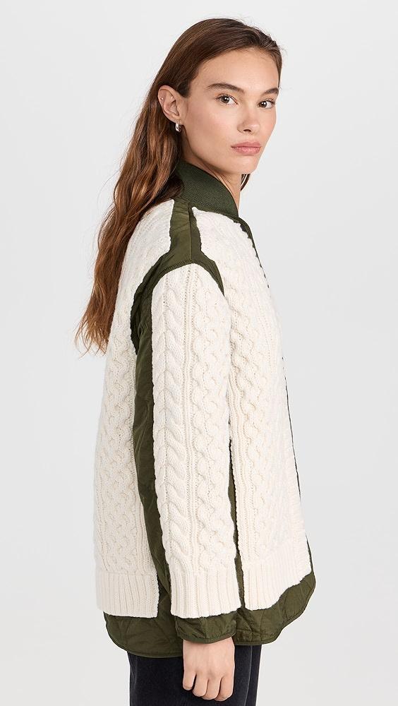 rag & bone Winnie Mixed Media Jacket | Shopbop Product Image