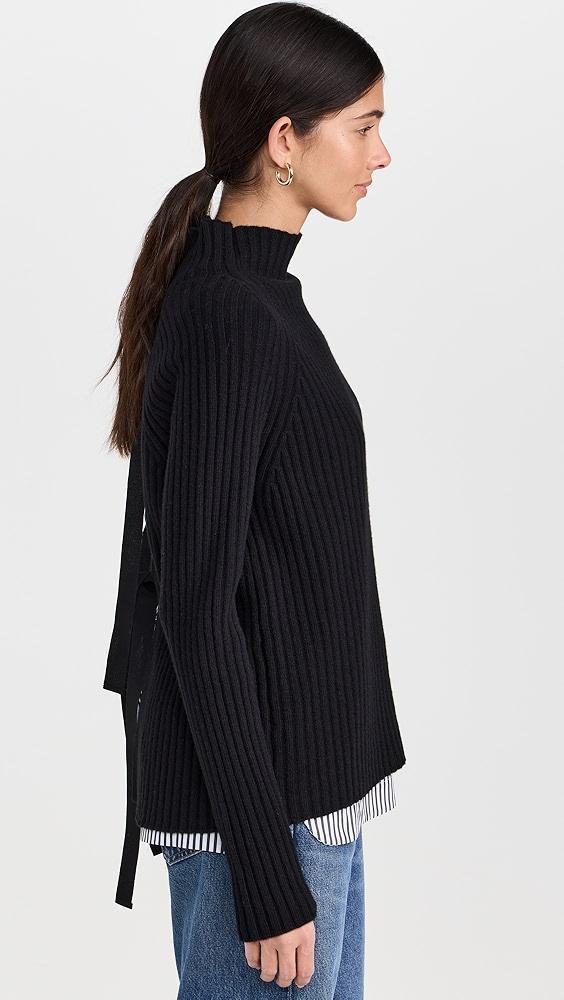 MEIMEIJ Combo Fabric Sweater | Shopbop Product Image