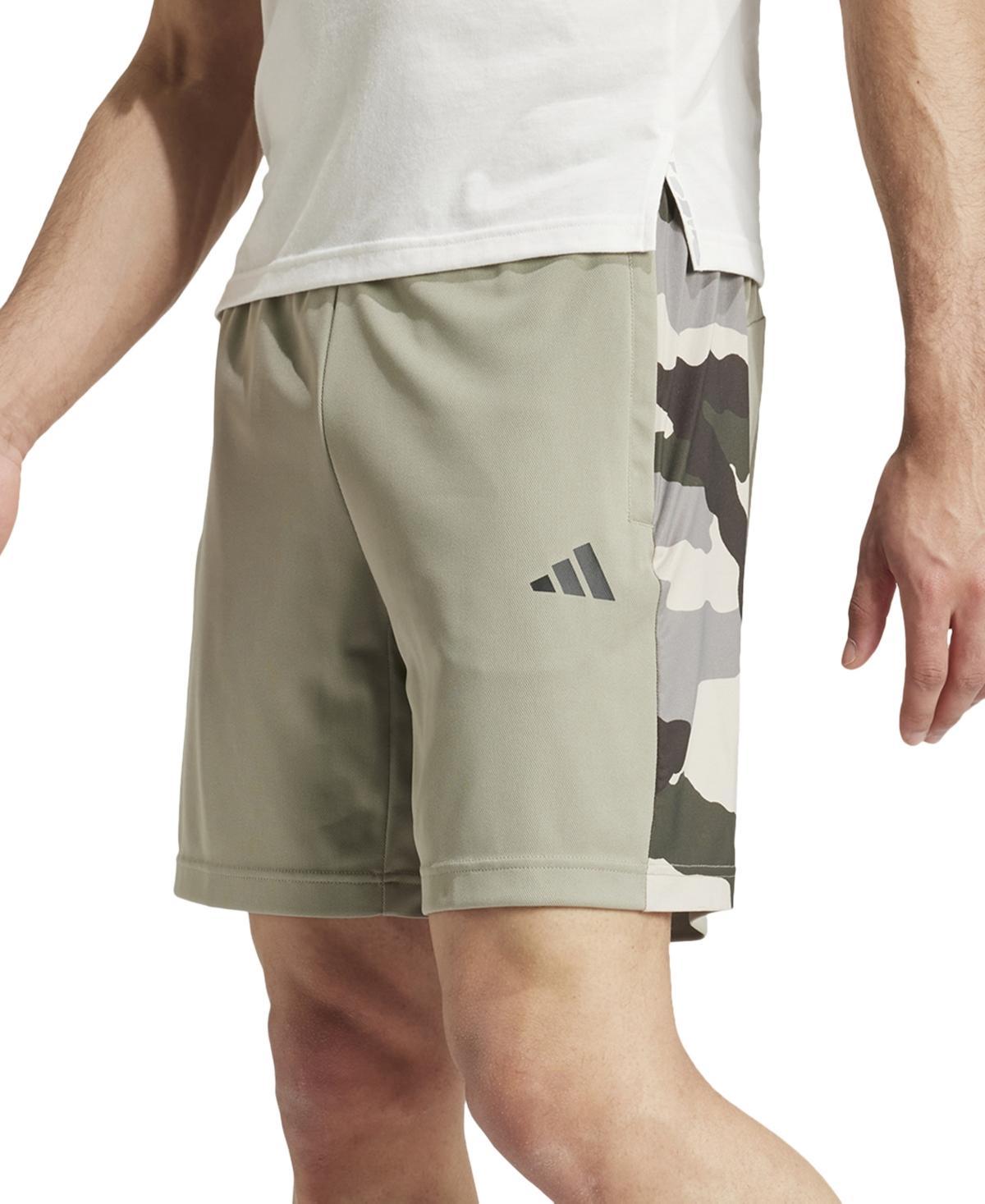 adidas Mens Camo Panel Woven Logo Shorts Product Image