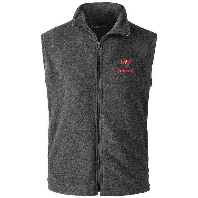 Mens Gray Tampa Bay Buccaneers Houston Fleece Full-Zip Vest Product Image